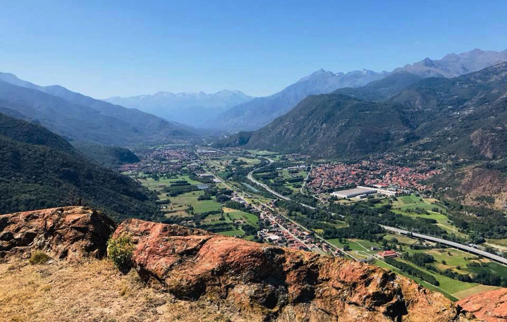 La Valle di Susa vista dalla ferrata (Foto Falabraktrips)